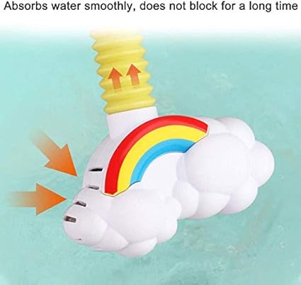 moonvvin rainbow bath toy