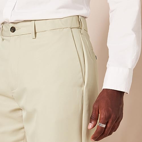 slim fit dress slacks Kenneth Cole Reaction Men's Straight Hem Suit Pants, Black, 32 x 32