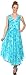 Sakkas 16801 - Laeila Tie Dye Washed Tall Long Sleeveless Tank Top Caftan Dress/Cover Up - Turquoise - OS