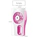 CTLpower Portable Fan,Mini Desk Fan with Misting Personal Cooling and Ultra-quiet for Travel,Home,and Office (Pink)-2018 Upgraded Version