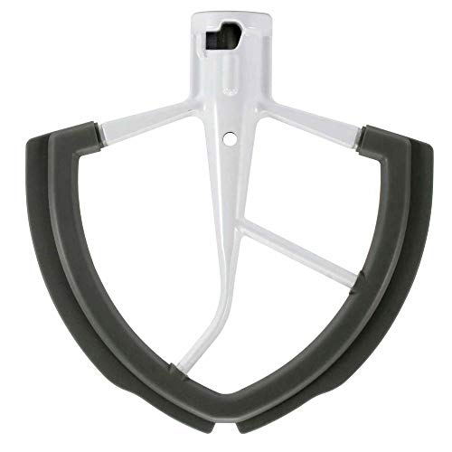 Flex Edge Beater for KitchenAid Tilt-Head Stand Mixer 6 Quart Bowls with Silicone Edges Flex Edge Bowl Scraper,Useful Flat Beater, Perfect KitchenAid Mixer Attachment Accessory