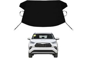 AATOPPUS Highlander Custom Windshield Cover for Ice and Snow for to-yo-ta Highlander Windshield Snow Cover 600D Shade Blocks Winter Frost Hail Protector Car Accessories