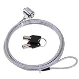 Okeler Alloy Notebook Laptop Chain Security Cable Lock for HP DELL Sony Acer Luggage with Free Pen