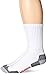 Wolverine Men's 2 Pack Acrylic Steel Toe Socks, White, Sock Size:10-13/Shoe Size: 6-12