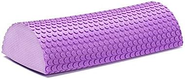 DANLA Half Round Foam Roller for Muscle Massage, Physical Therapy, Core & Balance Exercises Stabilization