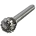 Drillpro 5Pcs 12MM Head Tungsten Carbide Rotary Point Burrs Die Grinder 6mm Shank Cutter