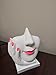 JewelryNanny Artsy Face Eyeglass Holder Stand - Sculpted Nose for Eyeglasses or Sunglasses, Life is Good, White