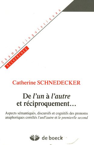 De l'un à l'autre et réciproquement