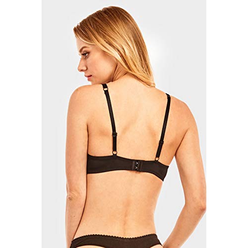 Women's Basic Plain Bras (Packs of 6) - Various Styles (38B, Demi)