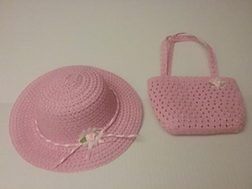 Girls Tea Party Hat and Purse Dress Up Set - Pink