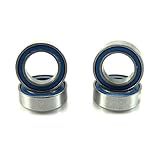 5x8x2.5mm Precision Ball Bearings ABEC 3 Rubber Seals (4) MR85-2RS-BU
