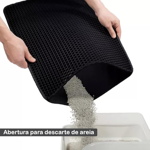 Tapete Higiênico Coletor de Areia para Gatos Petizada