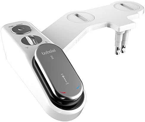 SmartBidet Non-Electric Hot and Cold Water Attachable Bidet System in White and Chrome