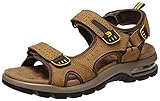 CAMEL CROWN Men's Leather Sandals for Hiking