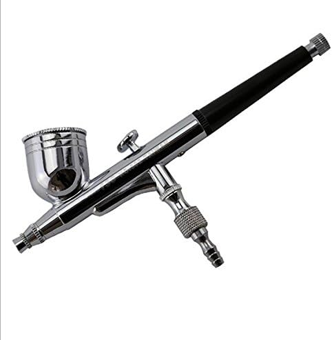 Floratek 0.5mm Airbrush Paint Spray Gun Tool Kit Gravity Feed Dual Action Airbrush for Nail Art Makeup Tattoo Cake Decorating Hobby