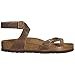 Birkenstock Women's Yara Leather Ankle-Strap Sandal,Habana,37 EU/6 M US