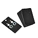 Coopay 200 Pieces Earring Display Card Earring Card Holder Blank Kraft Paper Tags for DIY Ear Studs and Earrings,3.5 x 2 Inches (Black)