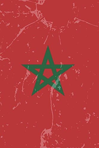 Morocco Flag Journal: Morocco Travel Diary, Moroccan Souvenir, Lined Journal to write in