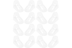 FOMIYES Baby Socks Display Foot Mannequin 3.15 Inch Plastic Sock Holder Stand for Retail Showcases Shoe Storage and Packaging Durable Shoe Form Insert 100 Pcs
