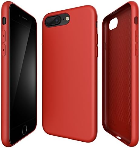 iPhone 7 Plus 5.5" Case, ETSHAIM TPU Case with Matte Finish, Anti-shock Patterns, TEXTOUCH / Shell for iPhone 7 Plus
