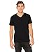 Bella + Canvas Unisex Jersey Short-Sleeve V-Neck T-Shirt XL BLACK