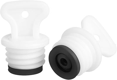 HOMSFOU Hot Water Bottle Stoppers 2pcs Rubber Sealing Caps 21mm