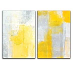 2 Panel Abstract Home Artwork for Living Room...