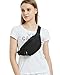 Kayhoma Fanny Pack 50in Bum Bags Water Resistant Waist Belt Purse Black