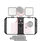 Ulanzi U Rig Pro Video Rig for iPhone, Phone Stabilizer Rig w Triple Cold Shoe Mount,Phone Tripod Mount for iPhone 11 Pro Max XS Max X 8 7 6 plus OnePlus 7 Pro Samsung Google Pixel Vlogging Filmmaking