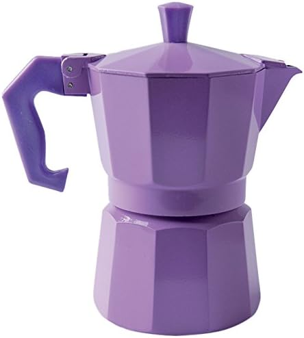Excèlsa"Chicco Color" Lilac 3 Cups Coffee Maker