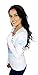 Barnett Harley-Davidson Harley-Davidson Womens Jagged Chrome B&S V-Neck White Long Sleeve T-Shirt
