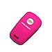 Chevrolet Pink Silicone Protecting Key Case Cover Fob Holder (Single Pack)