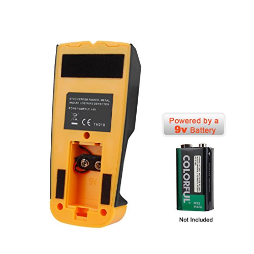 Stud Finder, Genround 3-In-1 Wall Scanner With Stud Sensor, Ac Sensor, Metal Scanner & LCD Display & Sound Alert | Multi Wall Detector for AC Live Wire, Metal & Wood Stud Finder (Without Battery) - Thumbnail 6