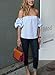 Women's Off The Shoulder Ruffle Blouse Tops Shirt, Medium, Blue