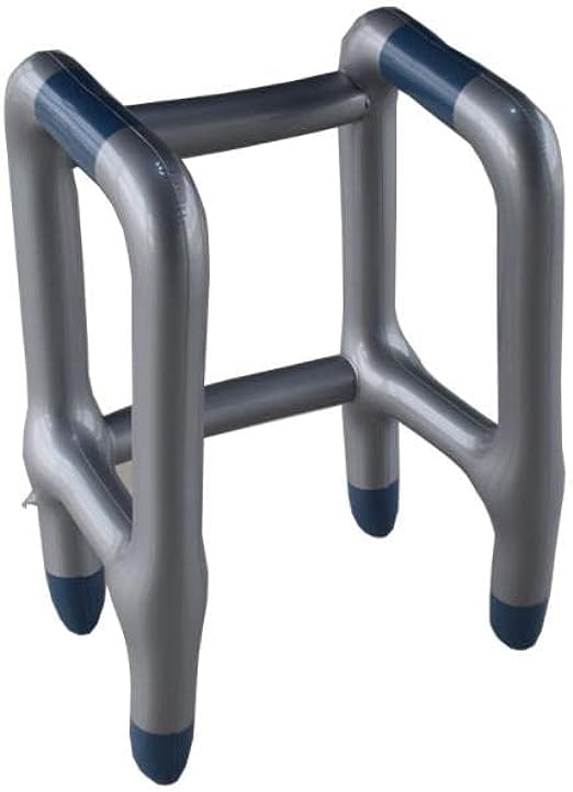 Inflatable Walker Old Man Inflatable Walker Funny Gag Prop 100 Days of School Granny Inflatable Walkers Joke Props for Adults Kids Old Age Costume Fancy Dress Up Halloween Retirement Party Decor