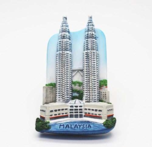 Petronas Twin Towers Malaysia Asia Thai Magnet Hand Made Craft