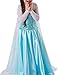 UGET Snow Queen Princess Party Cosplay Costume Girls Dress Up 5 Years