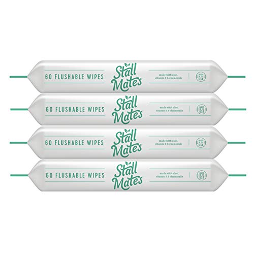 Stall Mates 60Wipe Home Pack Flushable and Hypoallergenic Moist