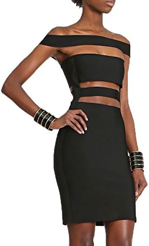 HLBandage Off Shoulder Slash Neck Cut 