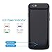 TRONOE Battery Case 4000mAh Portable Charger Case Power Bank Rechargeable Extended Battery Pack Protective Backup Charging Case Cover compatible with Apple iPhone 6s/ 6(4.7 Inch) (Black)