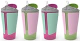 BPA-Free Grow with Me 10 Ounce Straw Cup, 4 Count, Girl