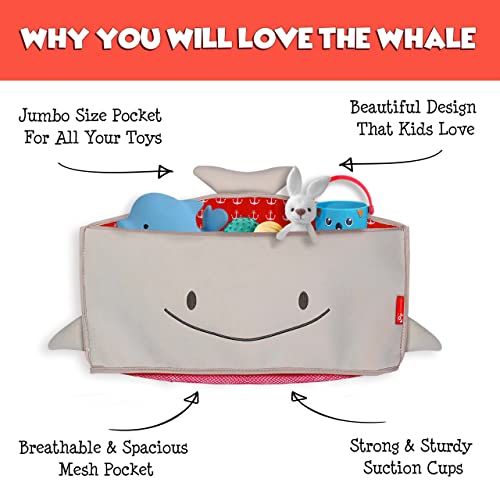 Simple Joy Bathtub Toy Organizer for Baby, Kids, & Toddlers Bath Toys