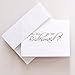 Will You Be My Bridesmaid Cards, 5.5 X 4.25 Inches, Matte, White, Pack of 7, Maid of Honor, Matron of Honor, Flower Girl