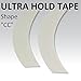 Permanent Wear 2-6 Weeks Ultra Hold CC Contour Adhesive Tape 36 Pieces