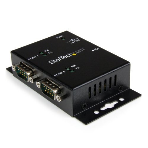 UPC 065030846943, StarTech.com 2-Port USB to RS232 Hub - DB9 - ASIX Industrial USB Serial Adapter - Wall-Mountable USB to Serial RS232 Adapter