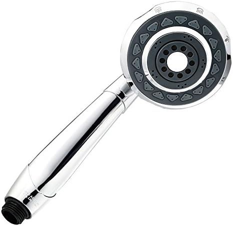 Bopai Wall-Mount Durable Bathroom 4-Function ABS High Pressure Hand Shower Head Rainfall Rainshower Massage Shower Body Sprays Handheld Showerhead Filters Polished Chrome