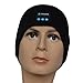 DOLIROX Wireless Bluetooth Knit Hat Music Cap Hands-free Phone Call Answer Ears-free Beanie Hat (Black)
