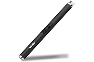 MeeToo Candle Lighter Electric Lighter Rechargeable USB Type-C Lighters for Candle BBQ Camping Fireworks (Black)