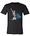 Arm The Animals Men's Hologram Battle Cat Graphic T-Shirt