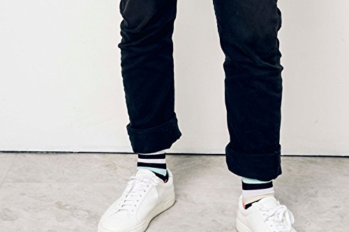 Related Garments Men's Matching Socks, No-Show Socks and Boxer Briefs: Teal-White-Gray Large